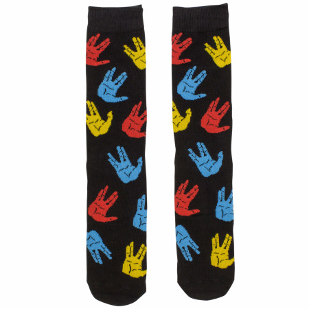 Star Trek Spock Assorted 6-Pack Crew Socks